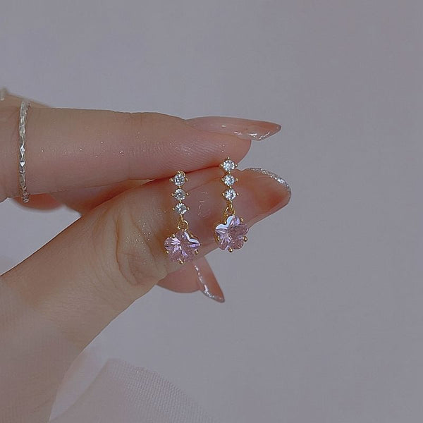 Earring Dangle Rhinestone Star Alloy FashionChic