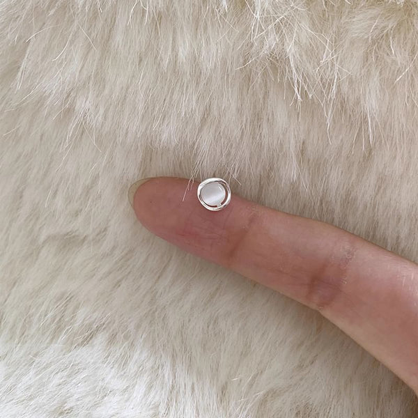 Earring Eye Stud Faux Stone Cat Alloy FashionChic