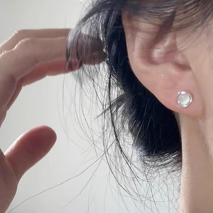 Earring Eye Stud Faux Stone Cat Alloy FashionChic