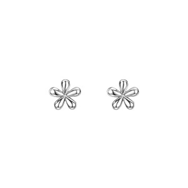 Floral Stud Alloy Earring FashionChic