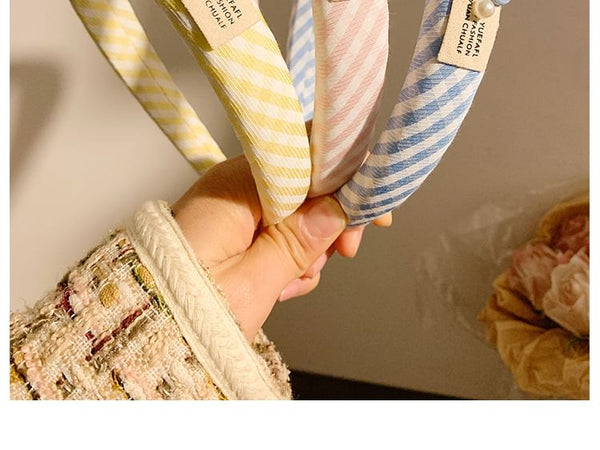 Headband Thick Striped FashionChic
