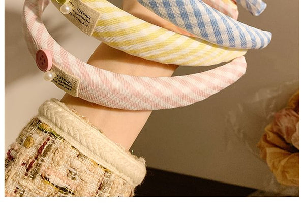 Headband Thick Striped FashionChic