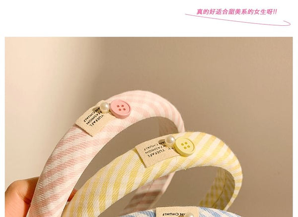 Headband Thick Striped FashionChic