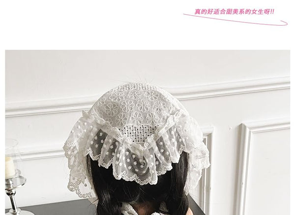 Lace Bonnet Hat FashionChic