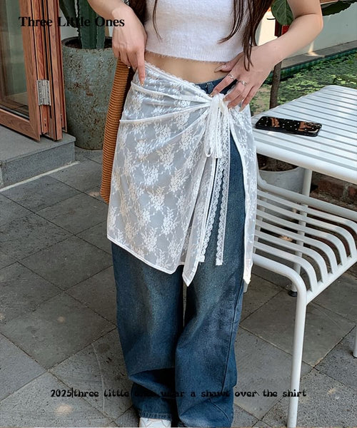 Lace Decorative Hem FashionChic