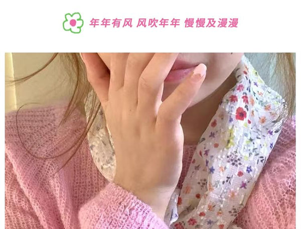 Neckerchief Floral Print FashionChic