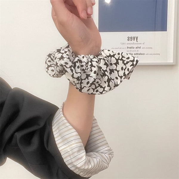 Floral Print Scrunchie FashionChic