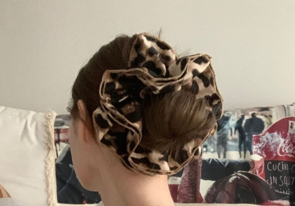 Print Leopard Scrunchie FashionChic