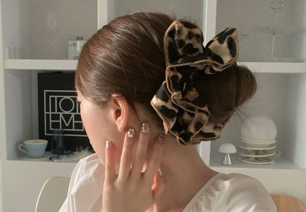 Print Leopard Scrunchie FashionChic