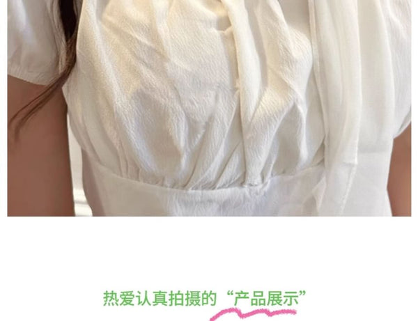 Mesh Applique Butterfly Scarf FashionChic