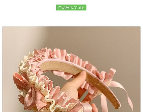 Ruffle Bow Headband FashionChic