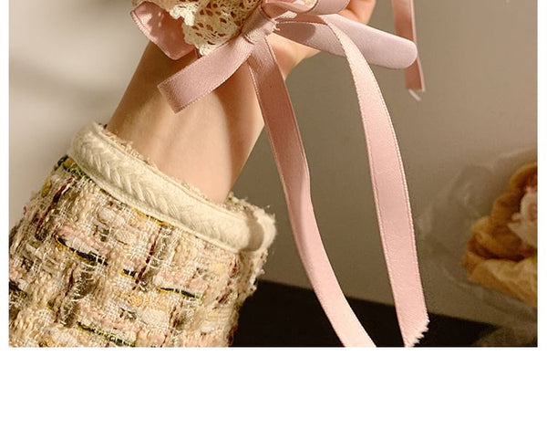 Ruffle Bow Headband FashionChic