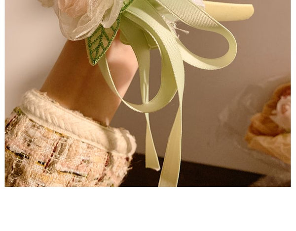 Headband Floral Ruffle FashionChic