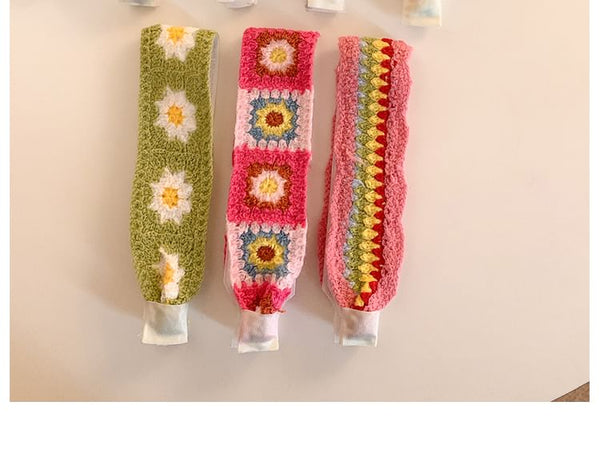 Wide Patterned Headband Crochet FashionChic