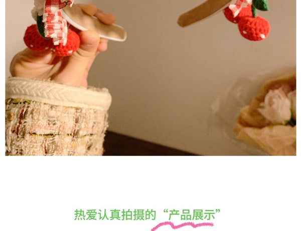 Plaid Ruffle Detail Headband Cherry FashionChic