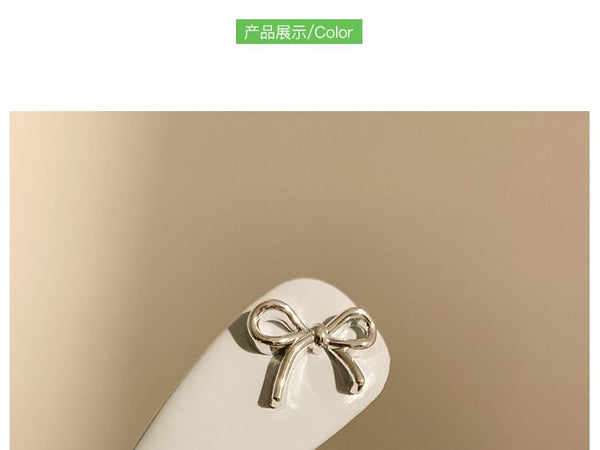 Faux Leather Bow Clip Hair FashionChic