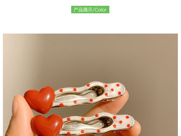 2: Set Clip Hair Dotted of FashionChic