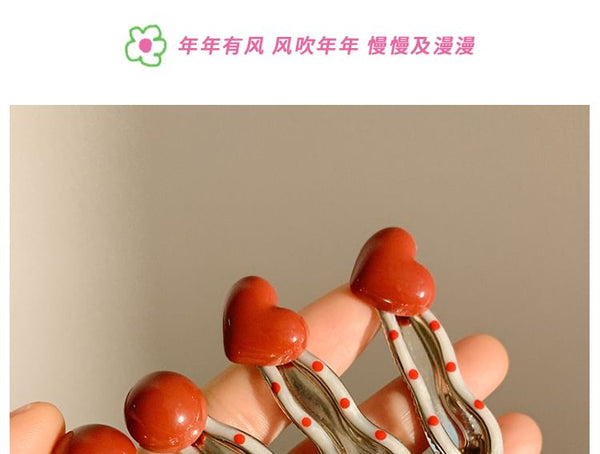 2: Set Clip Hair Dotted of FashionChic