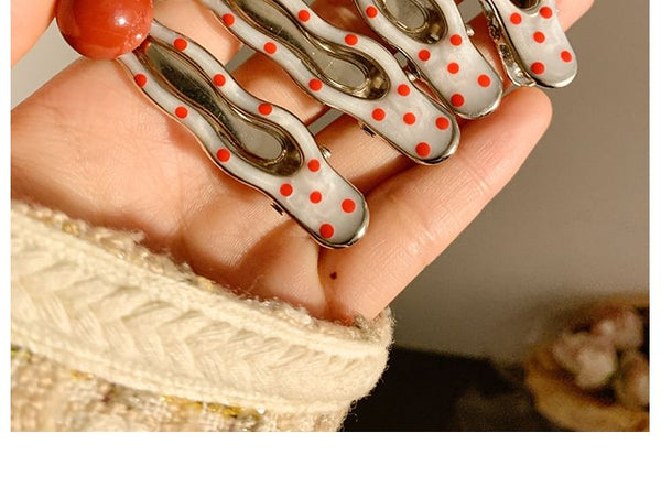 2: Set Clip Hair Dotted of FashionChic