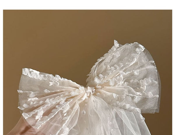 Bow Veil Plain FashionChic