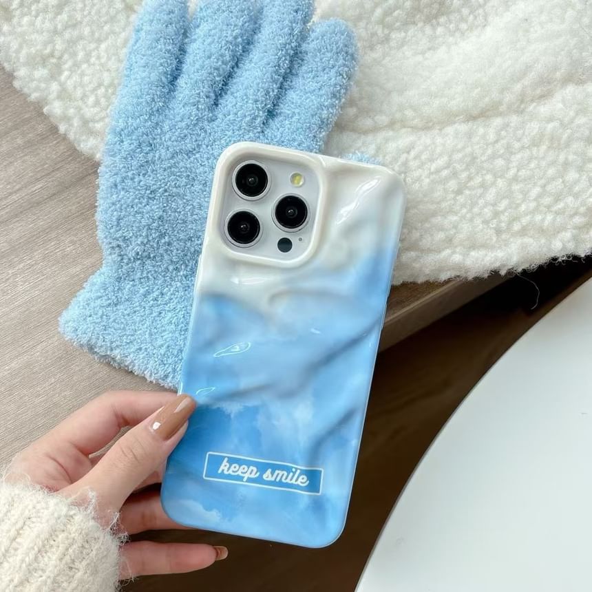 Gradient Textured Case Phone FashionChic