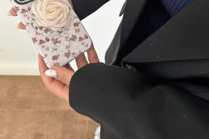 Phone Magnetic with Case Floral (Compatible MagSafe) FashionChic