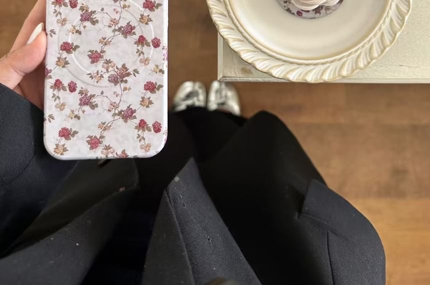 Phone Magnetic with Case Floral (Compatible MagSafe) FashionChic