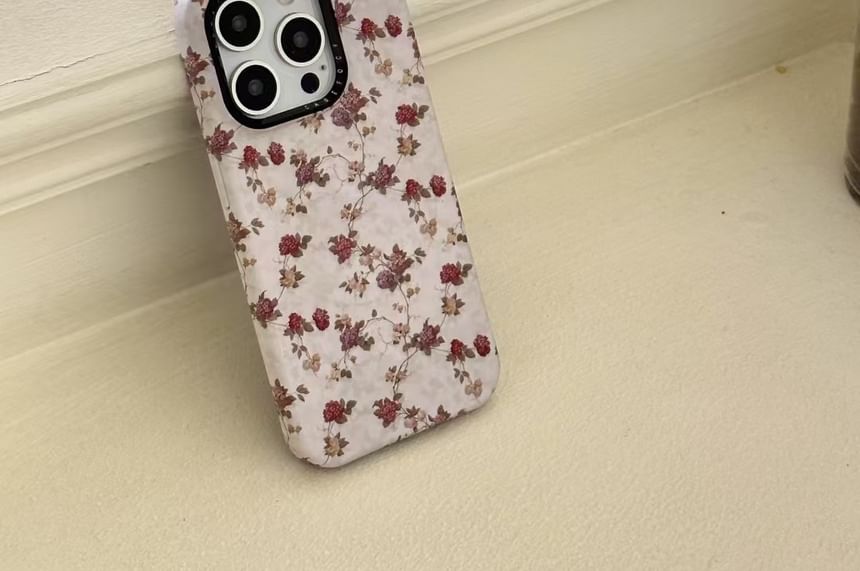Phone Magnetic with Case Floral (Compatible MagSafe) FashionChic