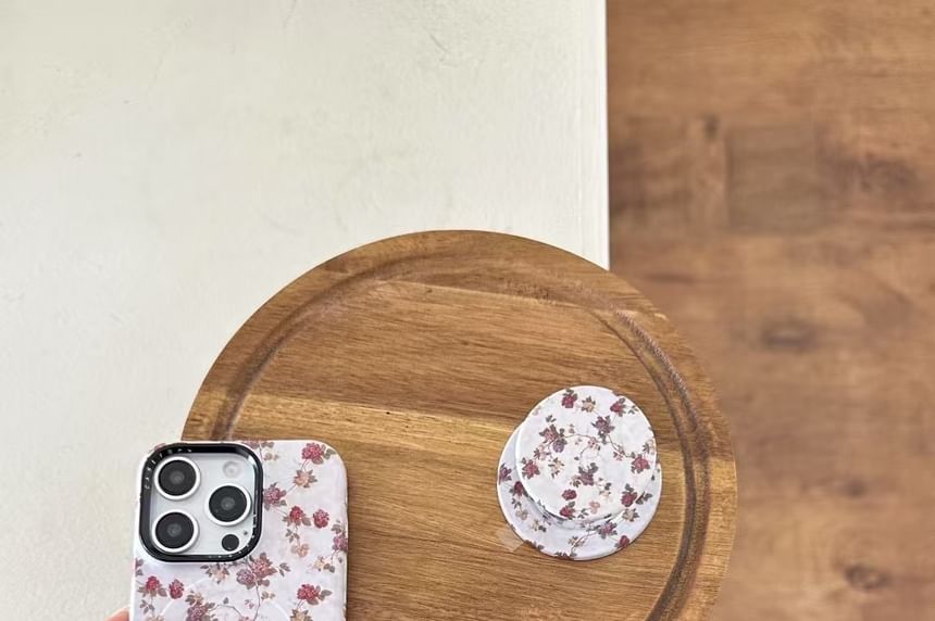 Phone Magnetic with Case Floral (Compatible MagSafe) FashionChic