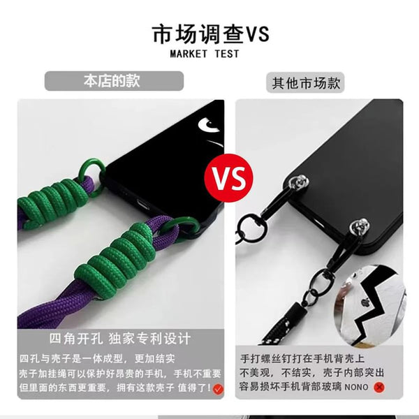 Eye / Lanyard Phone Cartoon Case Strap Set FashionChic