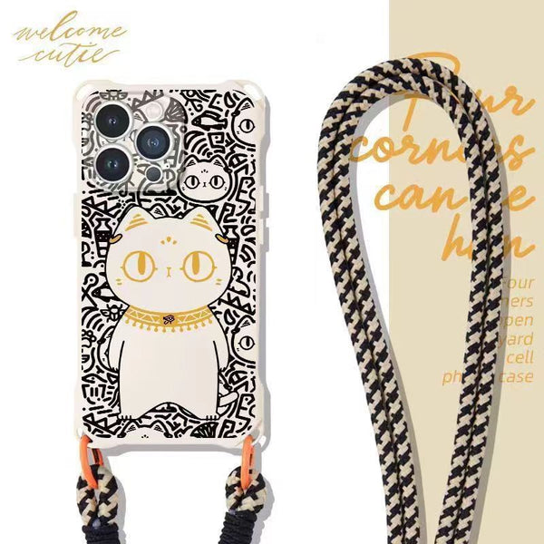 Strap Cat Lanyard Set Phone / Case FashionChic