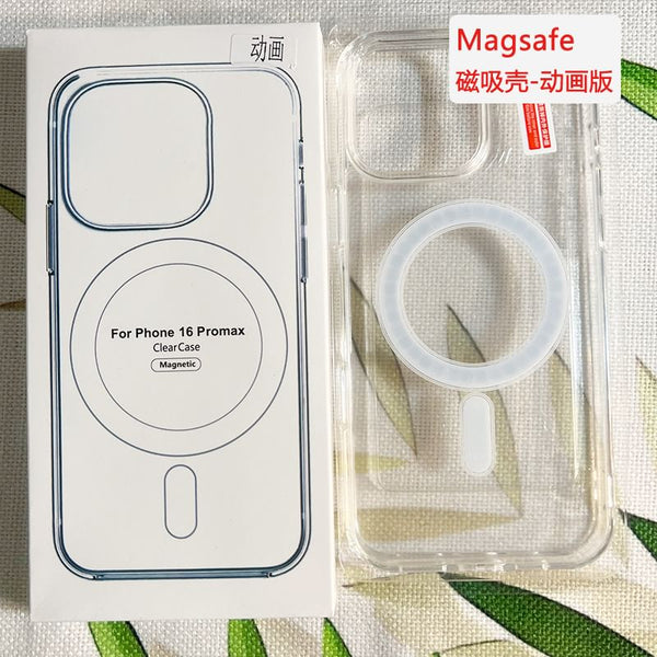 MagSafe) with Transparent Case Phone (Compatible Magnetic FashionChic