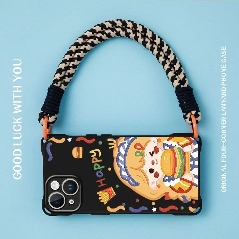 Case Girl Set Phone / Burger Strap Lanyard FashionChic