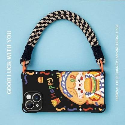 Case Girl Set Phone / Burger Strap Lanyard FashionChic