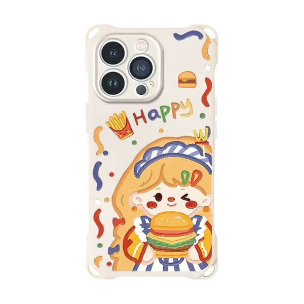 Case Girl Set Phone / Burger Strap Lanyard FashionChic