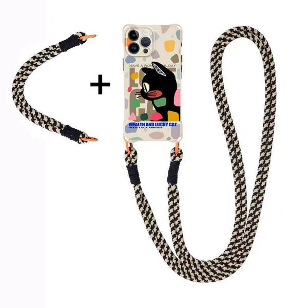 Set Lanyard Phone Cat / Case Strap FashionChic