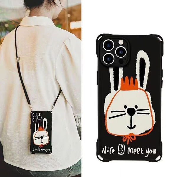 Phone Case Rabbit / Set Lanyard FashionChic