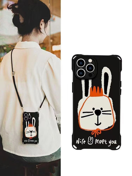 Phone Case Rabbit / Set Lanyard FashionChic