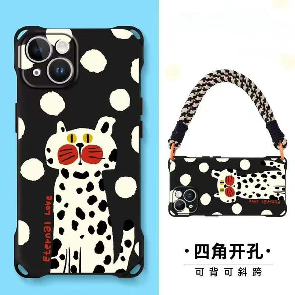 Strap Case Set / Phone Lanyard Cat FashionChic