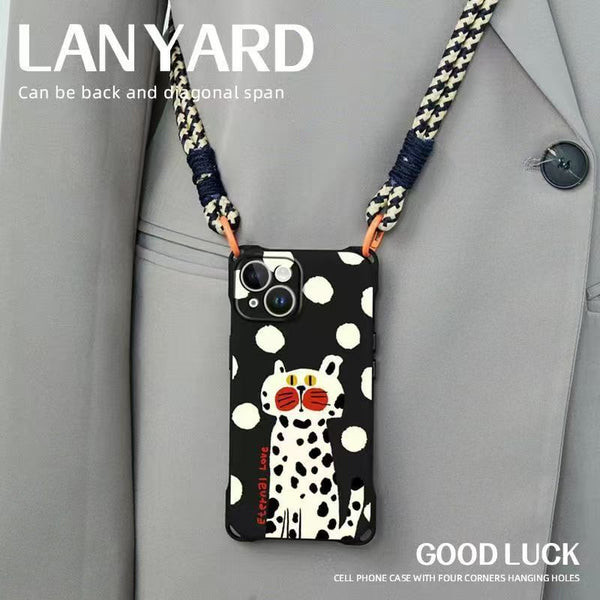 Strap Case Set / Phone Lanyard Cat FashionChic