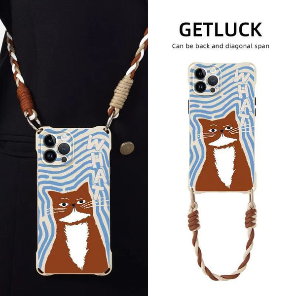 / Lanyard Cat Phone Set Case FashionChic