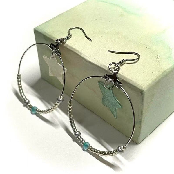 Star-Shaped Earring Dangle FashionChic