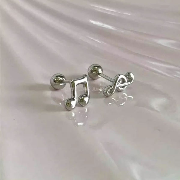 Music Earring Stud Note FashionChic