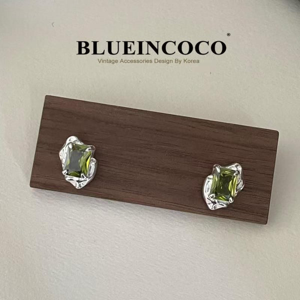 Gemstone Stud Earring FashionChic
