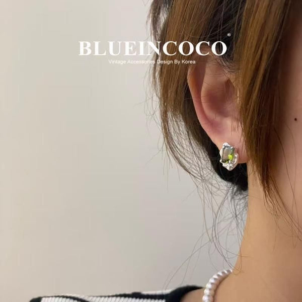 Gemstone Stud Earring FashionChic