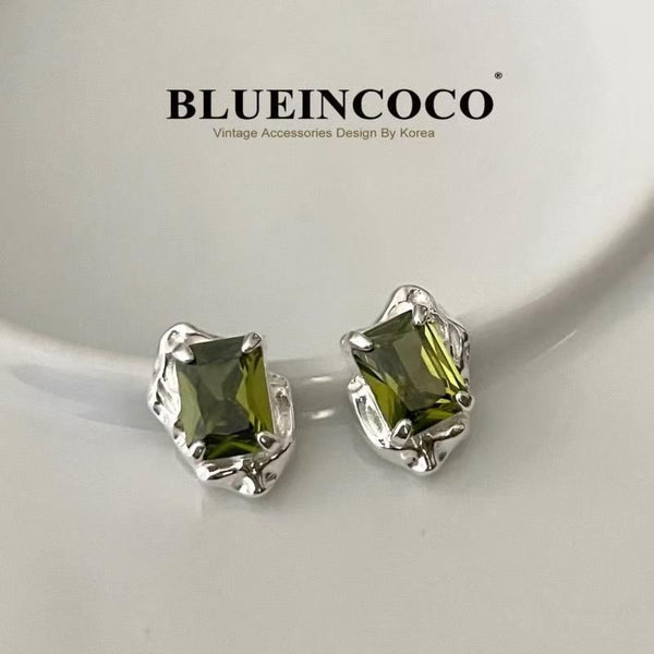 Gemstone Stud Earring FashionChic