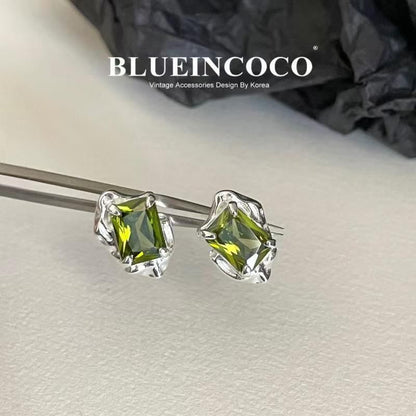 Gemstone Stud Earring FashionChic