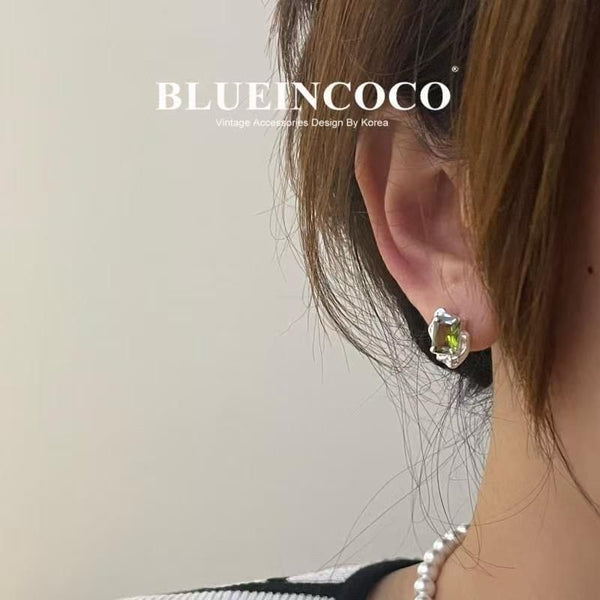 Gemstone Stud Earring FashionChic