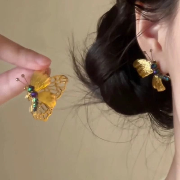 Butterfly Drop Earring FashionChic