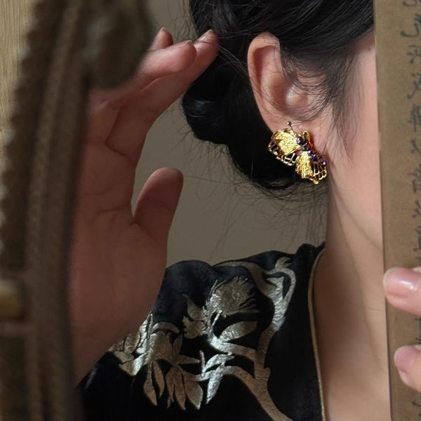 Butterfly Drop Earring FashionChic